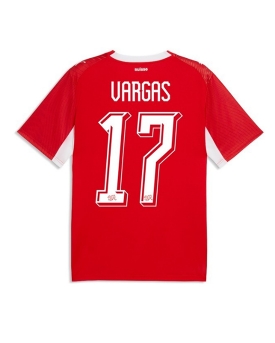 Billige Fotballdrakt Sveits Ruben Vargas #17 Replika Hjemmedrakt VM 2026 Kortermet Billige Fotballdrakt Sveits Ruben Vargas #17 Replika Hjemmedrakt VM 2026 Kortermet